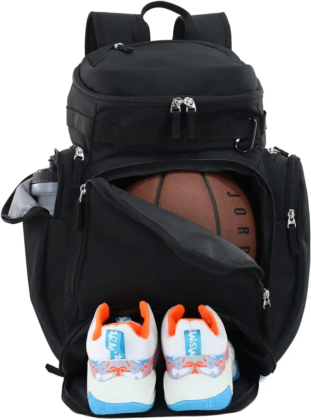 

Volleyball With Softball, Sport Backpack Bag Large Ball Basketball Baseball, Soccer Compartment, Shoe , And