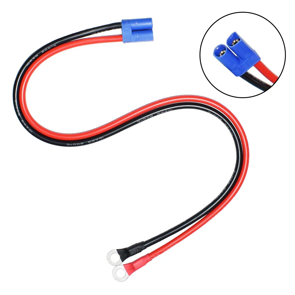 자동차 배터리용 터미널 어댑터 케이블, 10AWG EC5 자동차 배터리 점프 스타터, 구리 와이어 코어, 저전력 소비