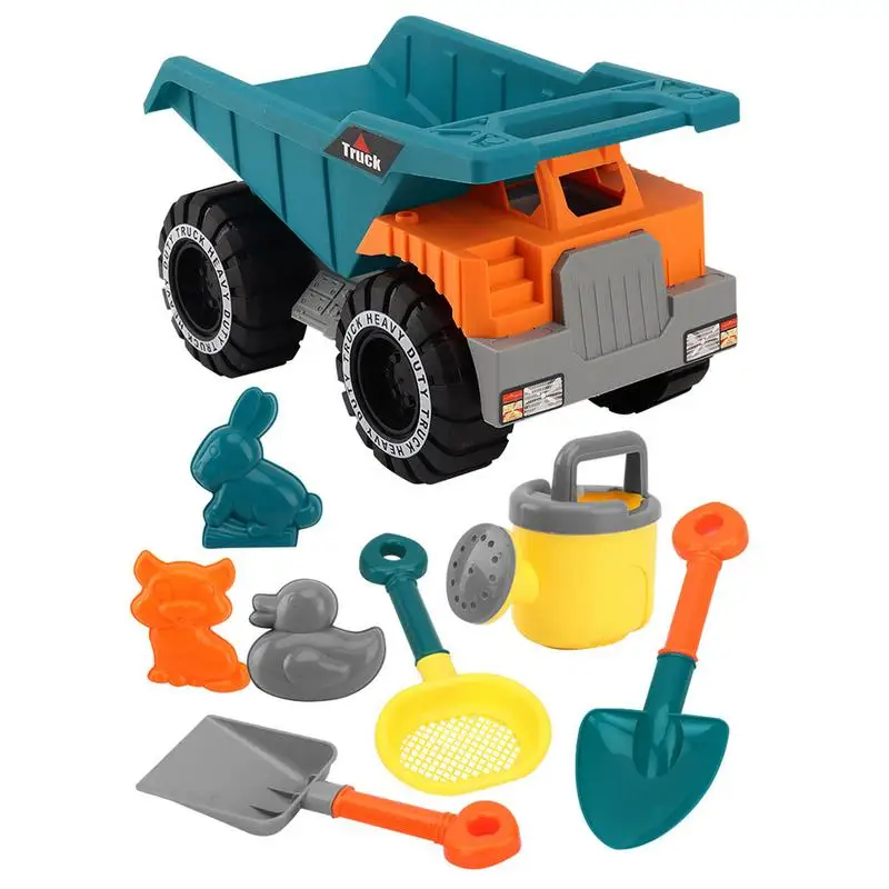 8PCS Beach Toys Set Kids Non-toxic Plastic Multifunctional Water Sand Toy Set Outdoor Sand Gifts Summer Beach Toy Children