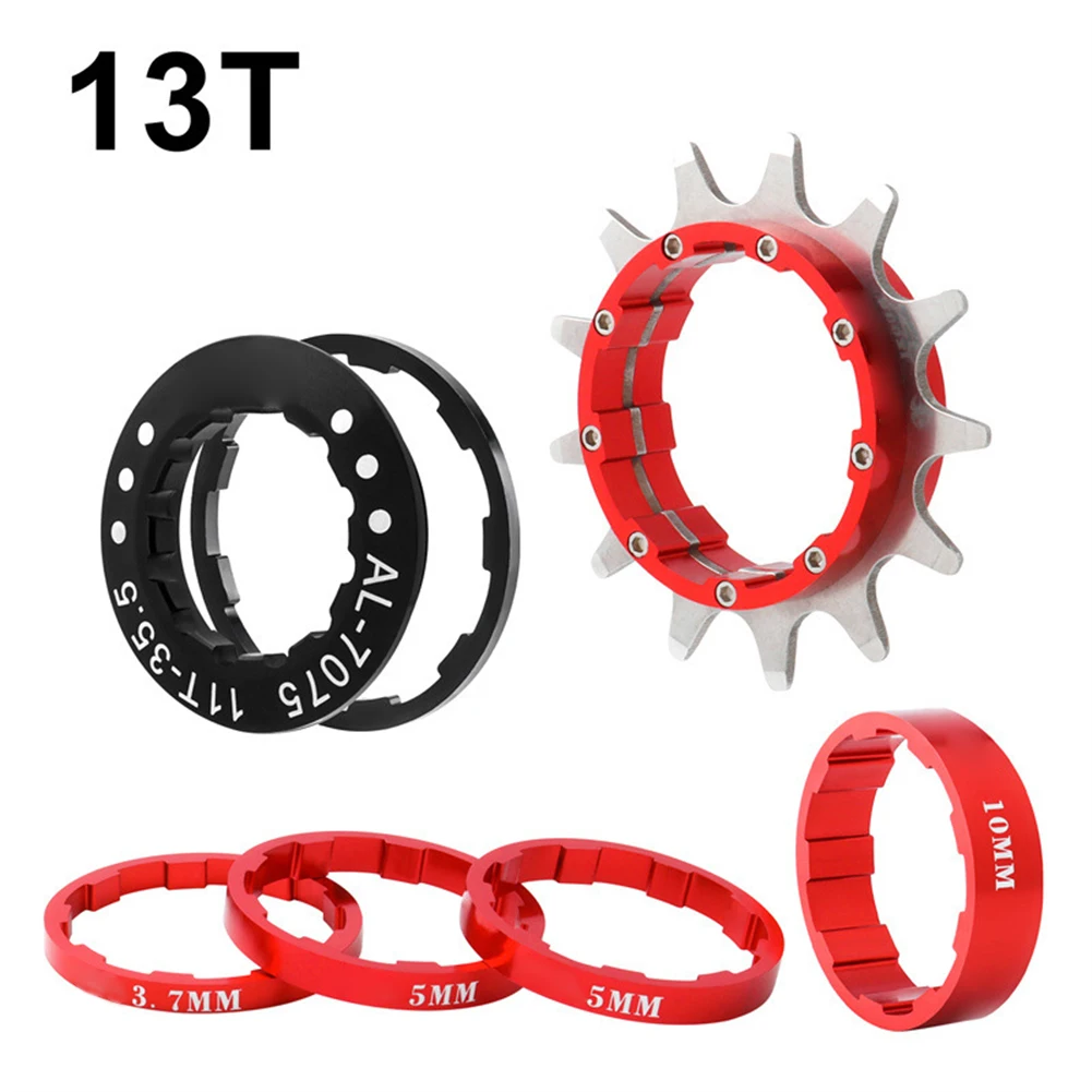 

Single Speed Bike Sprocket Cassette, Cassette Cog, Conversion Kit, MTB Road Bike, 7-10 Speed Cassettes, Chains, 13T, 14T, 15T