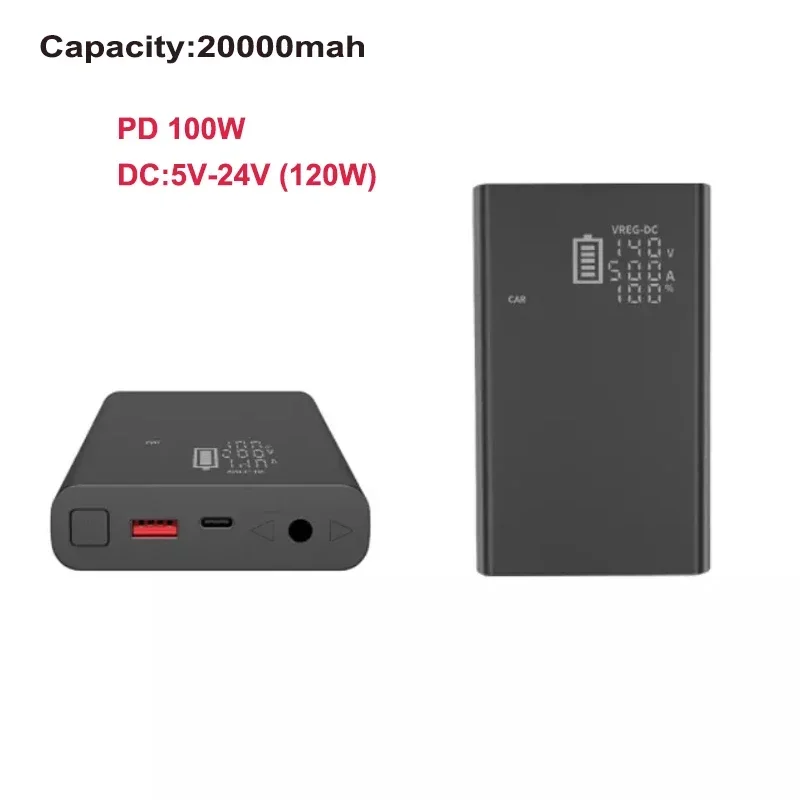 Portable Laptop Power Bank with Type C and USB Output