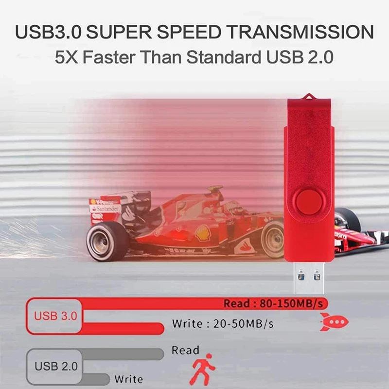 플래시 디스크, 산화 클립 (USB + C 타입), 3.0 128GB 플래시 메모리 U 디스크, 안드로이드 장치, PC, 태블릿, 맥 (블랙)