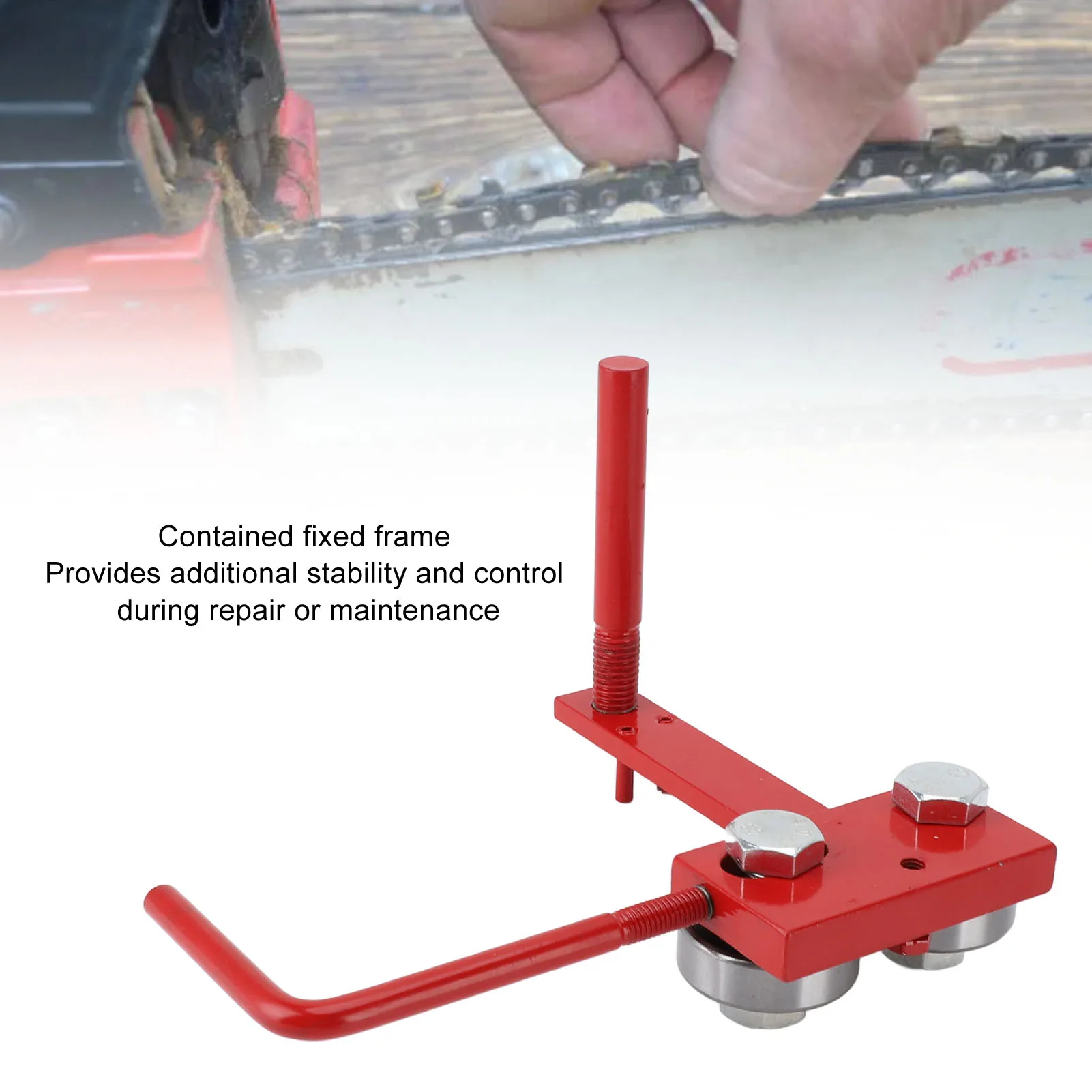 Chainsaw Bar Repair Tool Chainsaw Bar Closing Tool High Strength Cast Iron Aluminum Accurately Adjust for Chain Grinding