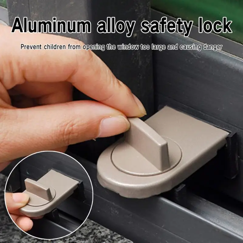 Reliable Sliding Door Easy To Install Home Security Must-have Aluminum Alloy Versatile Adjustable Security Door Lock Universal