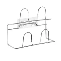 Stainless Steel Shoes Rack Wall Mounted Shoes Holder Hanger Slipper Storage Rack Shelf Shoes Hanging Holder Bathroom Organizer 1