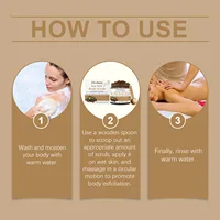 Gommage corporel au café et à la noix de coco, exfoliant doux pour les peaux mortes, hydratant et nettoyant 6
