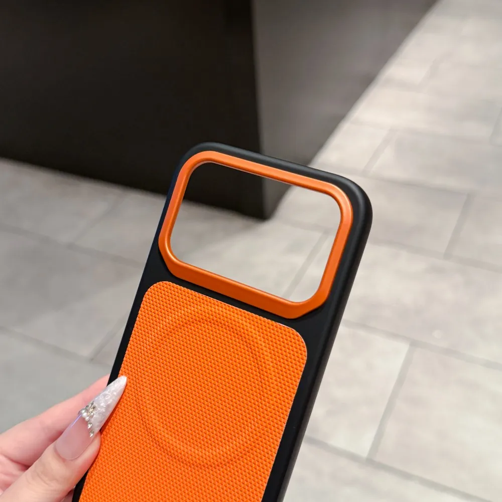 Luxury PU Leather Magnetic Protective Back Cover Case