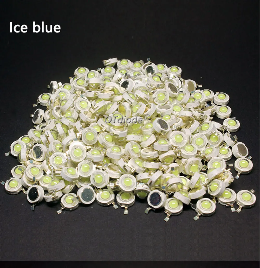 Description Picture 6 of item500pcs High Power 1W 3W LED Chips Bulb Light SMD Warm White Cold Deep Red Blue Yellow Green led Spotlight Epistar COB Diode Bead