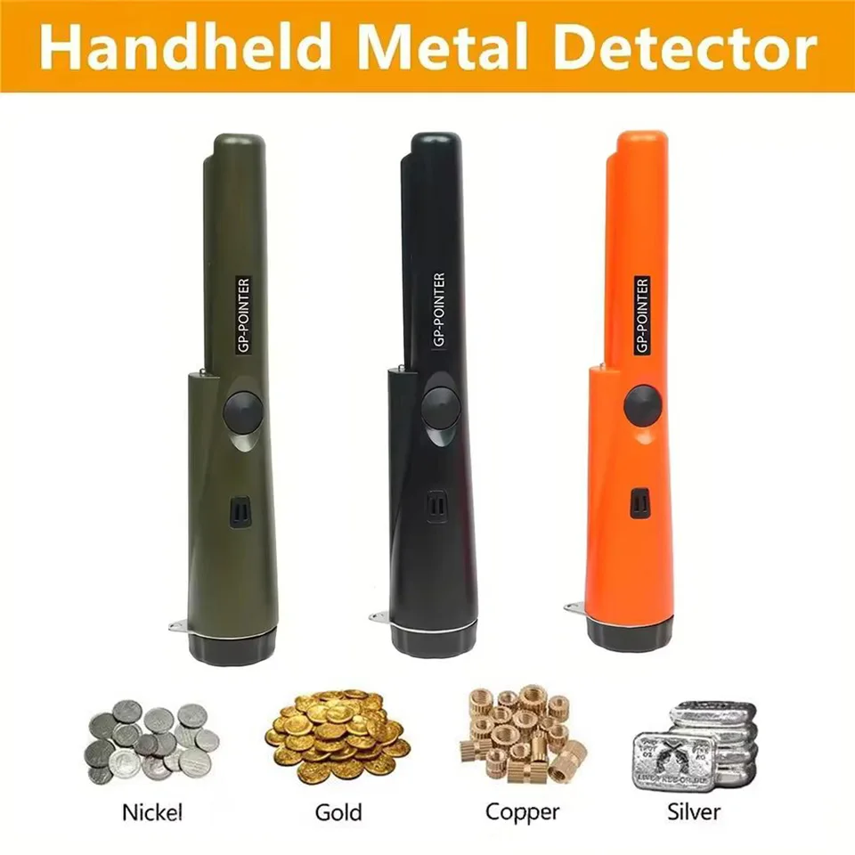 Portable Waterproof Metal Detector with Probe Rod