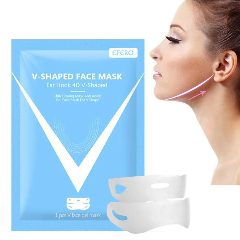 

V-line Face Slimming Mask Anti-Wrinkle Double Chin Firming Lifting Neck Mask Forehead Shape Skin Masks Puffy Bandage Patch N5J8