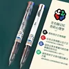 Creative 4 In 1 MultiColor Pen 0.5mm Black Blue Red Green Gel Ink Refills Student Marking Pen Writing Tools Korean Stationery 4
