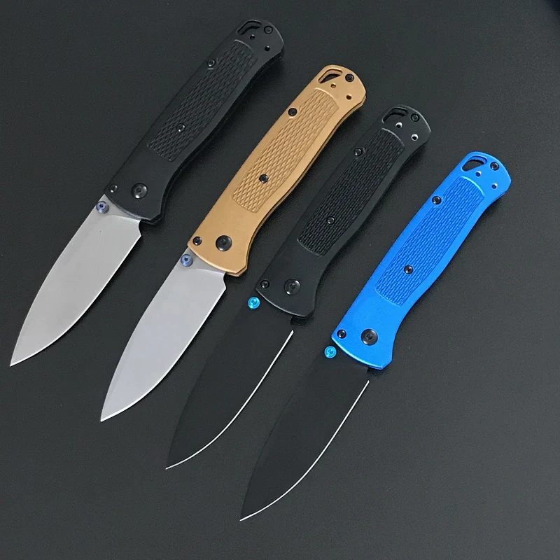 

Aluminum Handle BM 535 Bugout Tactical Folding Knife Outdoor Hunting Security Defense Knives Pocket EDC Tool