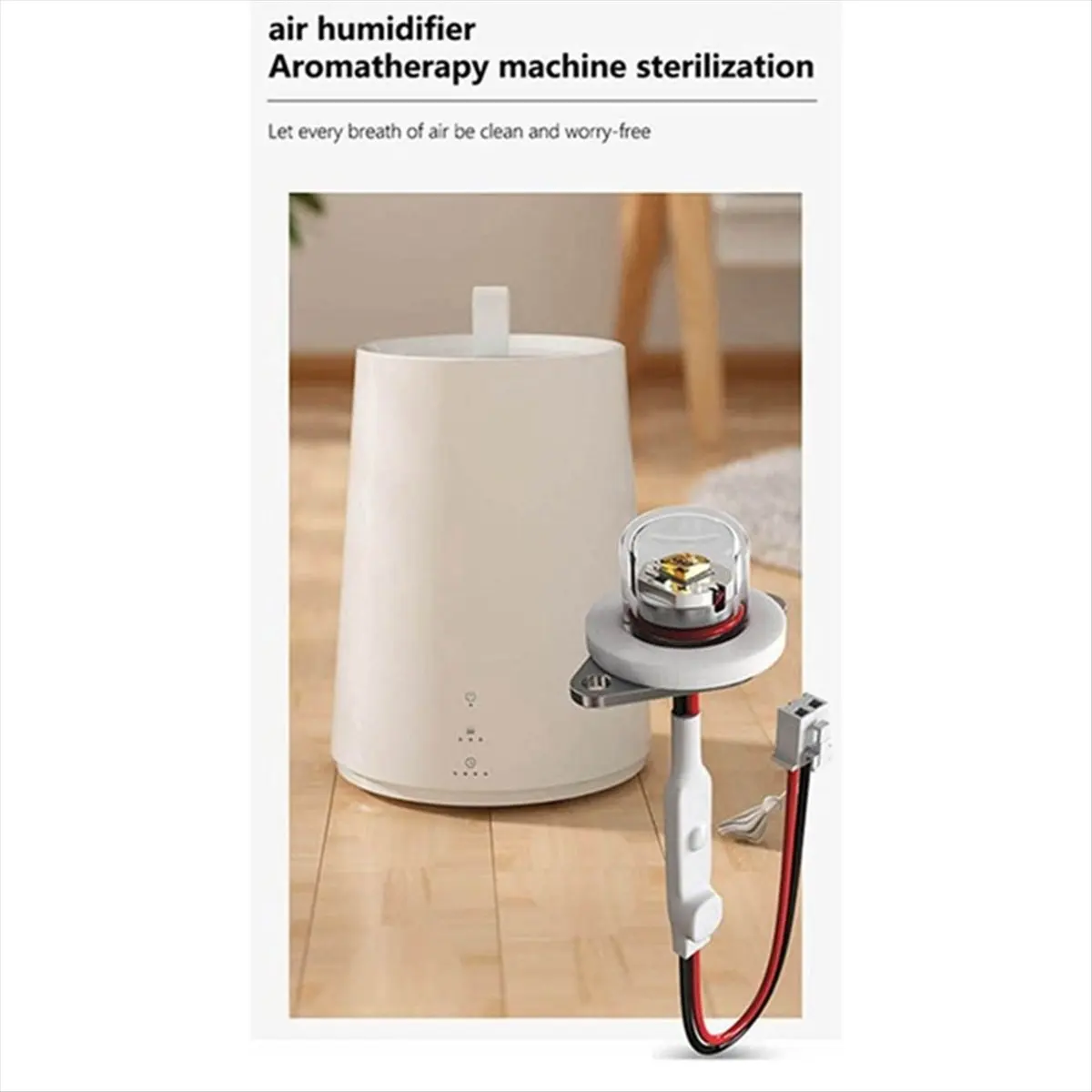 AAAE 2Pcs DC12-24V UVC 270-280NM 자외선 정수기 소독 애완 동물 물 디스펜서 LED 소독 모듈