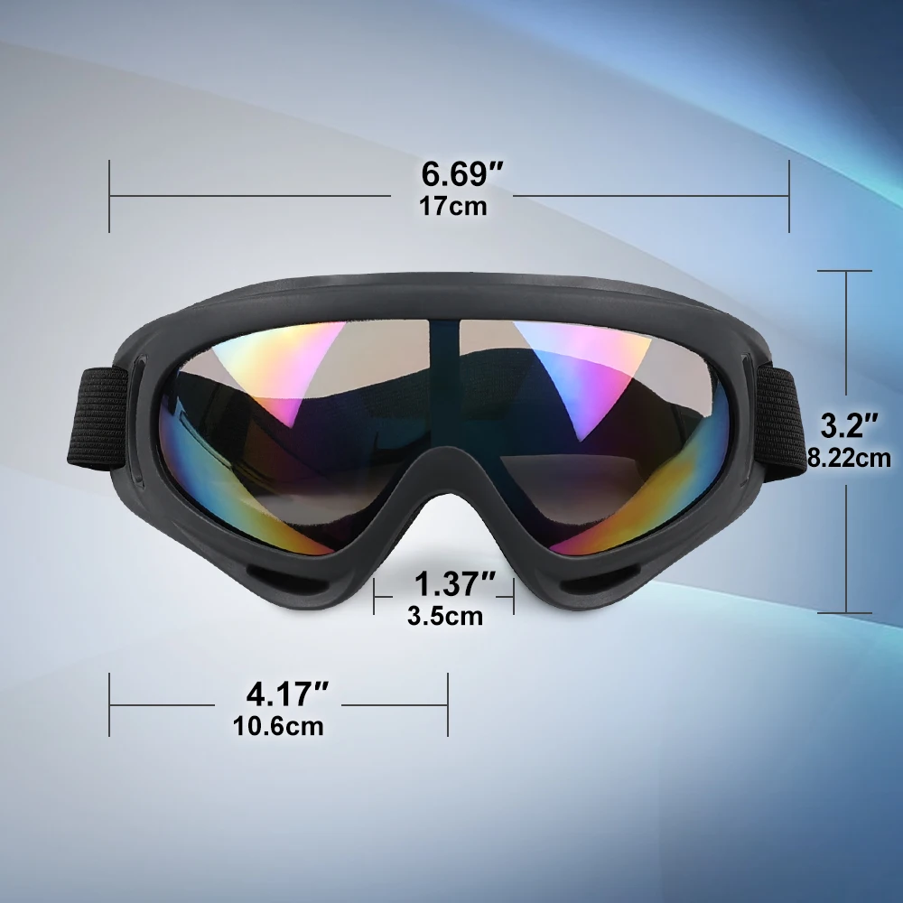 Windproof Sports Ski Goggles Riding Safety Glasses Motorcycle Eye Glasses Motocross Anti Uv Dustproof Motocross Sunglasses protective goggles,protective glasses,protective sunglasses