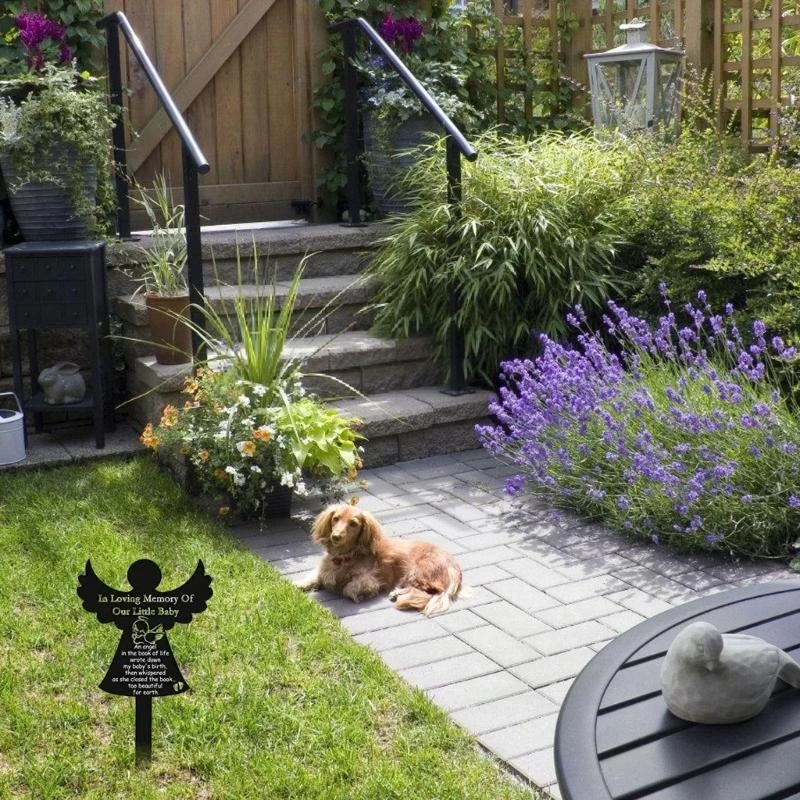 Pet Graveside Sign for Comforting Grieving Pet Owners Memorial Grave Plaque