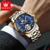 OLEVS 9910 Tourbillon Men Automatic Watch Original Waterproof Luminous Calendar Watch Skeleton Brand Luxury Men Mechanical Watch 2