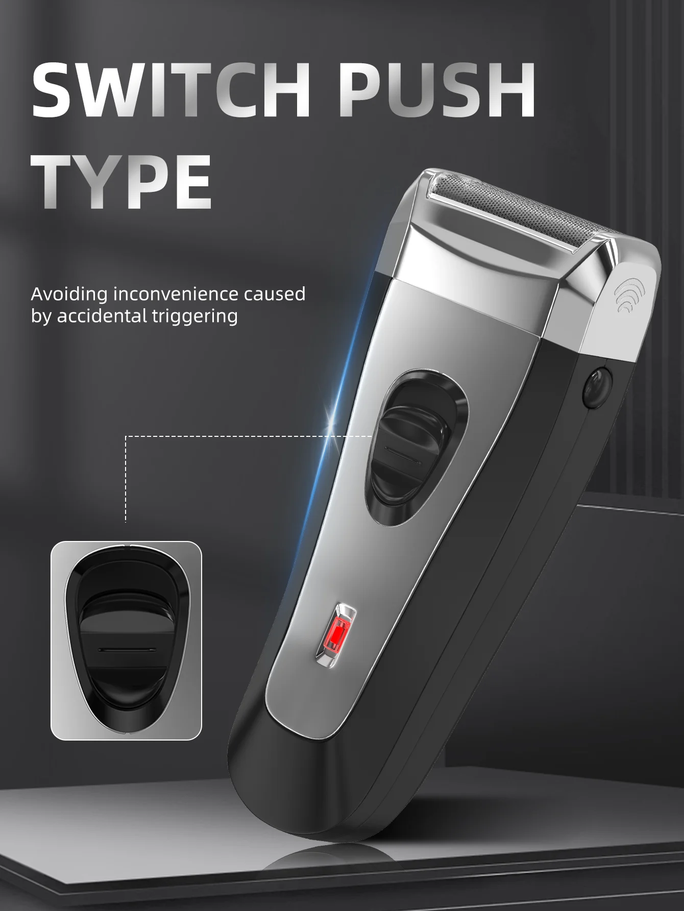 Rasoir électrique kemei étanche rechargeable par usb_voghion.com