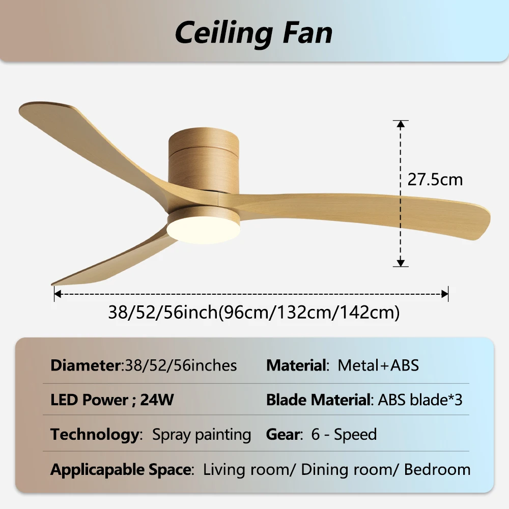 Ventilatore da soffitto moderno argento - Ventilatore da soffitto da