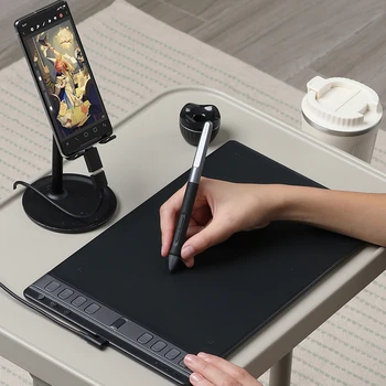 Multi-colored Graphics Tablets Huion Inspiroy 2 S/M/L Digital Tablet Professional Design Drawing Tablet Portable Signature Pad 1