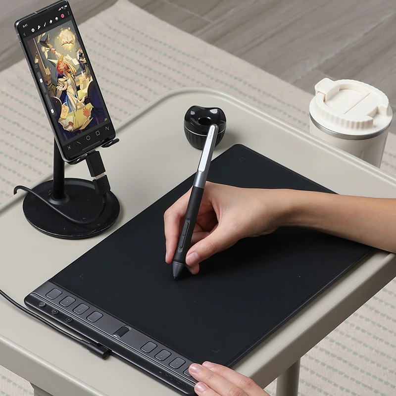 Tablets Gráficos Mutil-coloridas Huion Inspiroy s m l Mesa Digitalizadora Tablet Digital Design Profissional Desenho Tablet Assinatura Portátil Pad