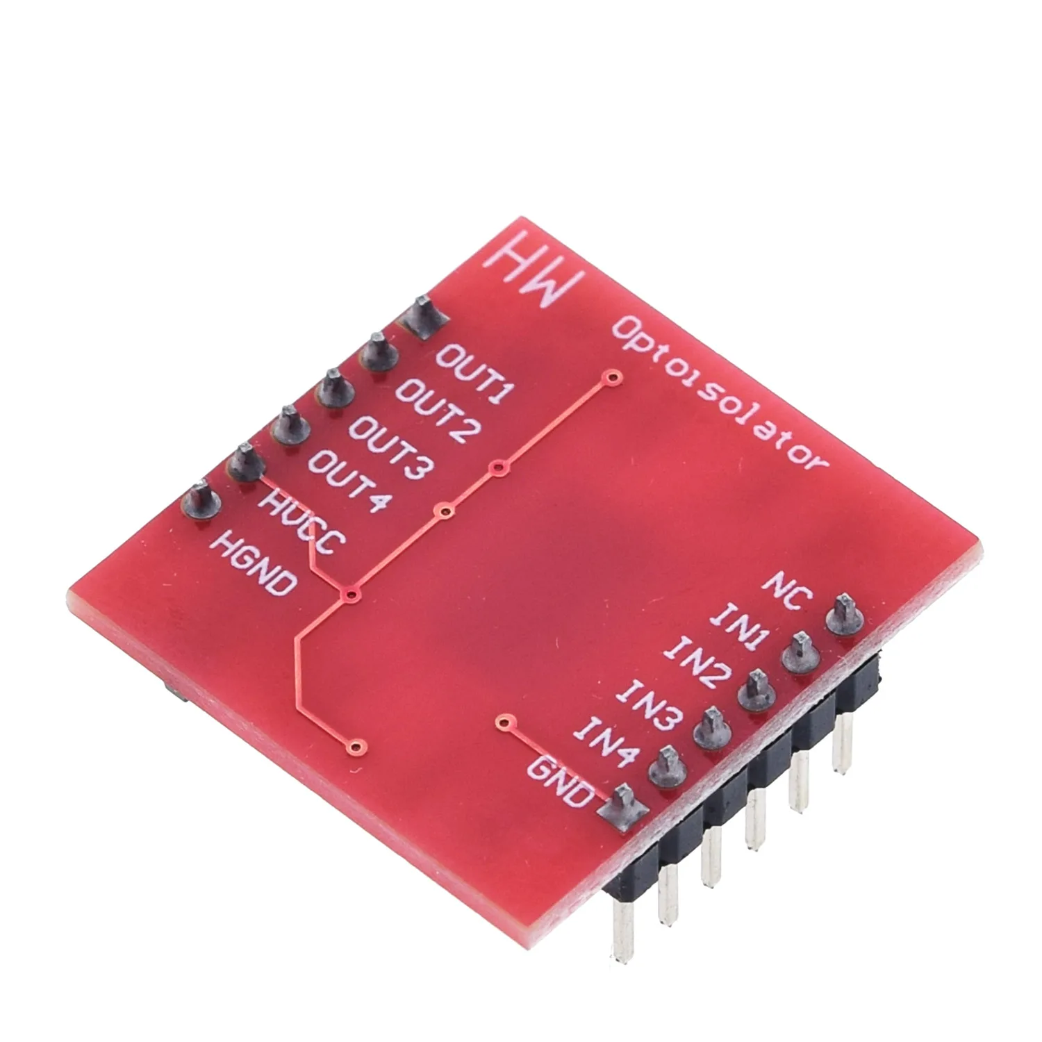 TZT TLP281 4-Kanal Opto-Isolator IC-Modul für Arduino Erweiterungsplatine Hoch- und Niedrigpegel-Optokoppler-Isolation 4-Kanal – Detail 5