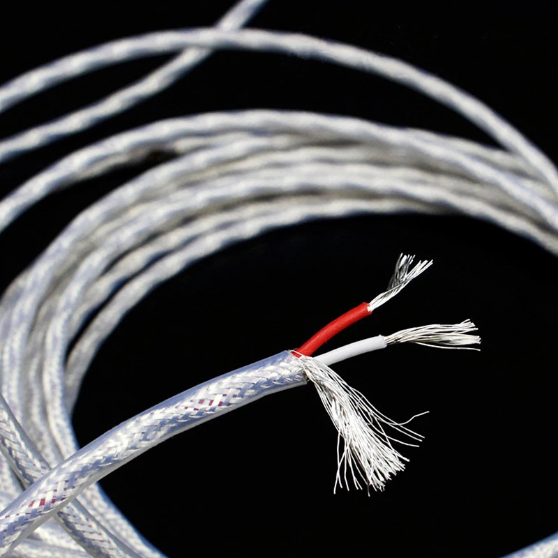 Alphatec IEM Kabel 4,4mm Auf 2Pin - 8-adrig OCC Silber Kabel 1,3m