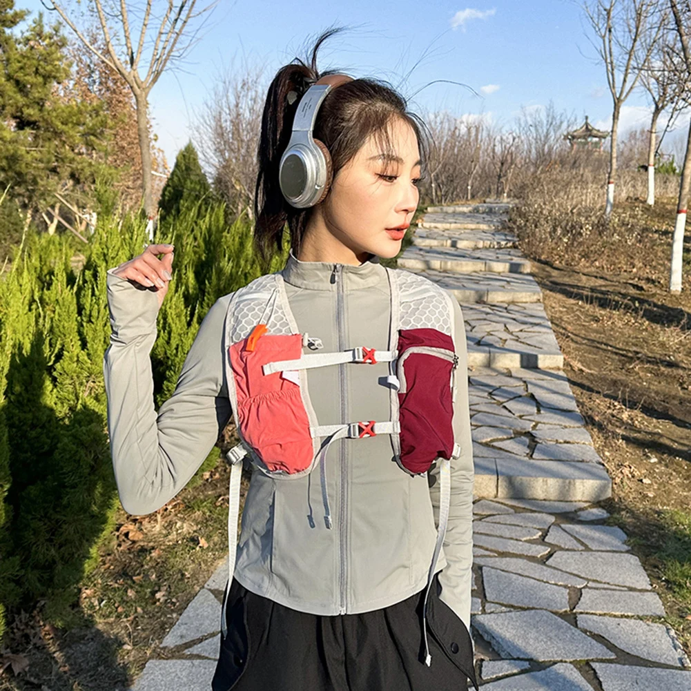 Hydration Running Vest Waterproof Lightweight Running Vest Reflective Hydrations Backpack for Hiking Trail Running 3