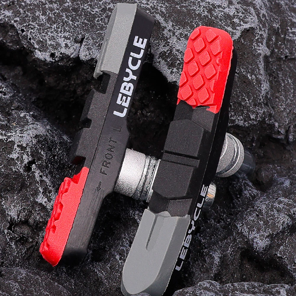 Rubber Bicycle Brake Pads Small Wheel Brake Parts Mountain Bike Speed Brake Pads Lightweight Wear Resistant Cycling Accessories
