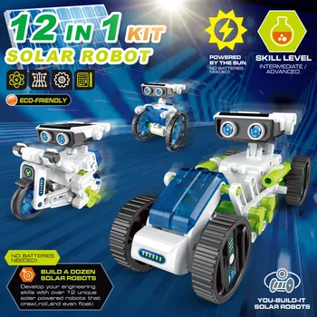 Juguete de Robot Solar 12 en 1 1