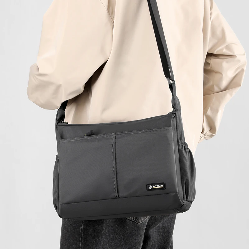 Men Nylon Shoulder Bags Casual Tote Travel Men\'s Crossbody Bag Messenger Bags Fashion High Quality Handbag Purses sac