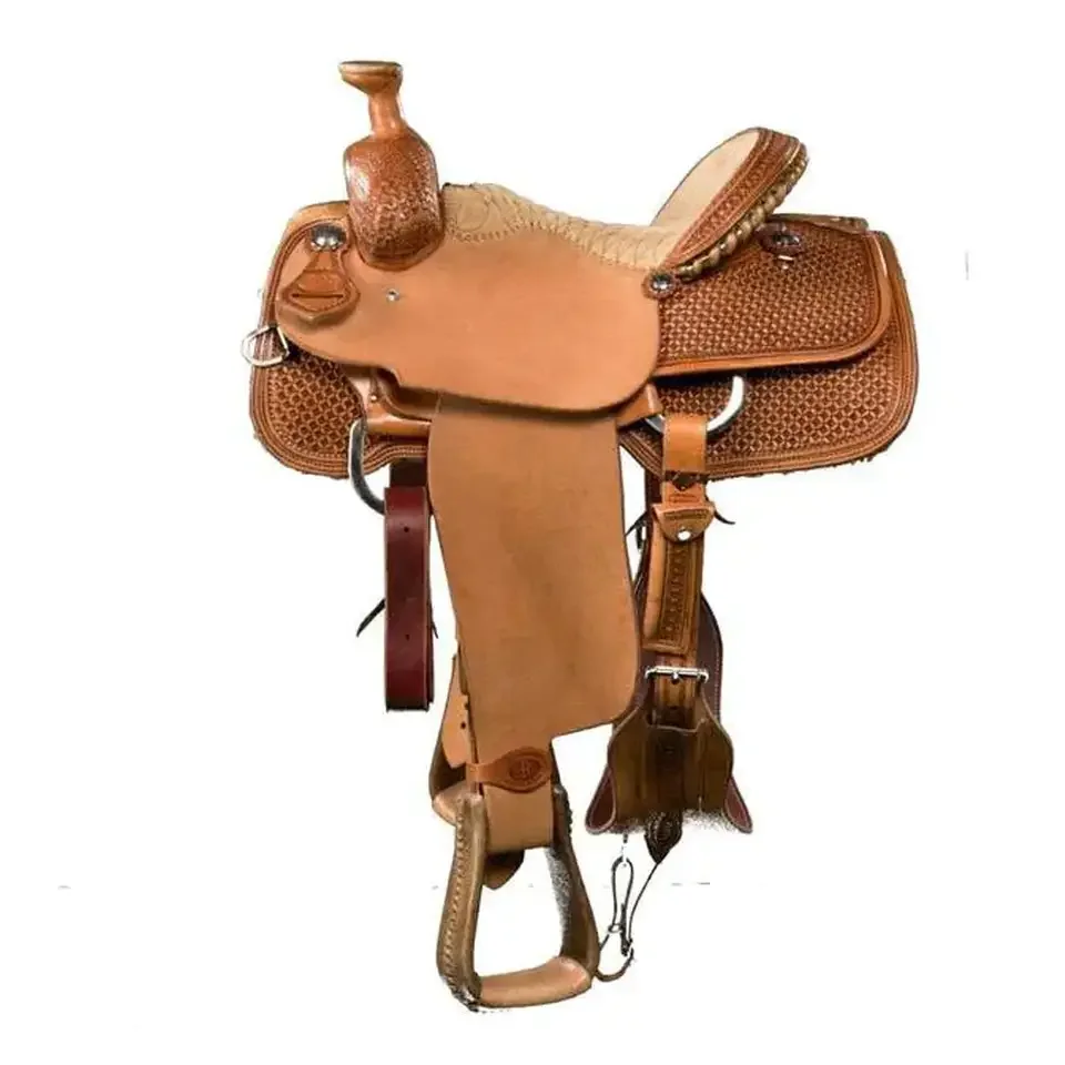 100% Genuine Leather Horse Saddle – Western Riding Saddle – Comfortable & Breathable – Affordable Price 2