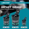 Libraton Swivel Socket Set Impact Swivel Socket Set, Wobble Socket Impact Grade Universal Joint 1/4" 3/8" 1/2" Drive Cr-Mo Steel 2