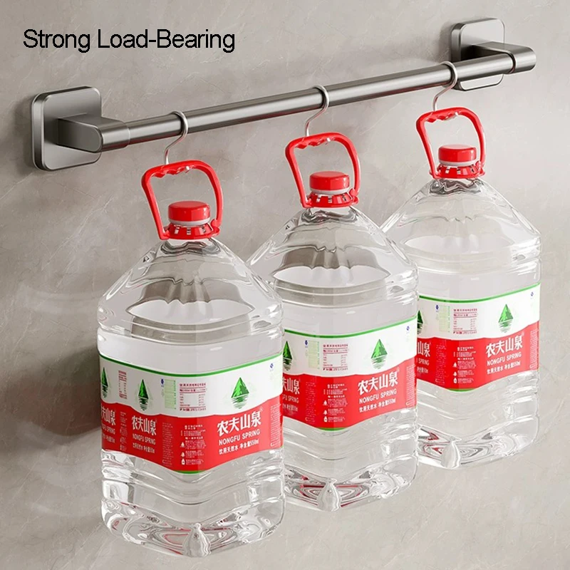 Towel Holder Bathroom Towel Holder Without Drilling Self-Adhesive Rack Rail