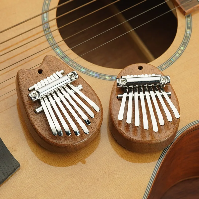 8 Key Mini Wood Kalimba High Quality Exquisite Finger Thumb Piano Marimba Musical Good Accessories Pendant Gift