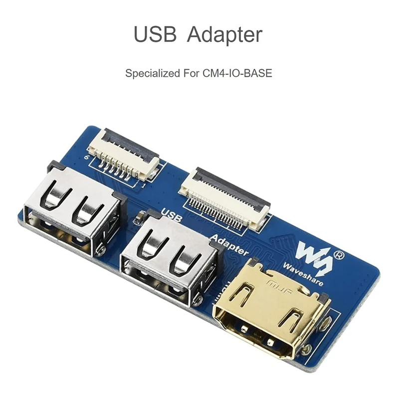 Waveshare USB HDMI ȣȯ  Ŀ,   ǻ  4 CM4 IO ̽ 