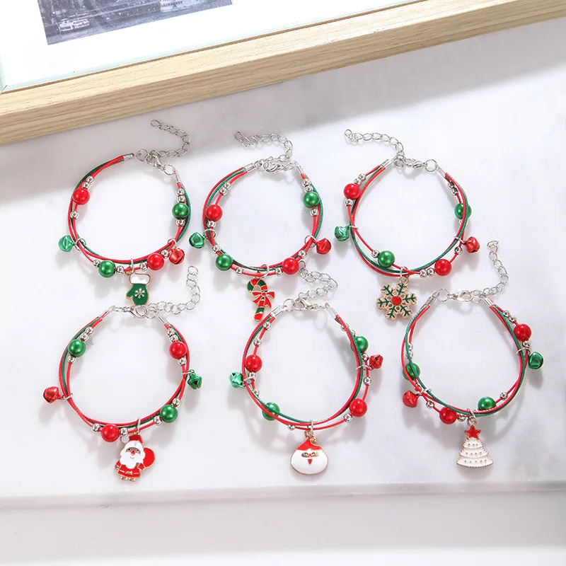 Latocos 48 Pulseras De Navidad Para Niños, Muñequeras A Presión Con Papá Noel, Muñeco De Nieve, árbol De Navidad, Recuerdos De Fiesta De Navidad