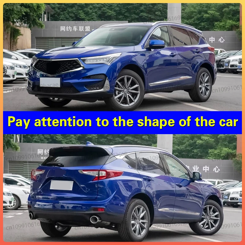 Acura RDX 2019-2025 용 머드 가드 전면 후면 4pcs 머드 플랩 머드 가드 자동차 액세서리 자동 스타일 라인 스플래시 가드 펜더 머드 플랩