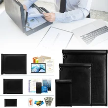 Leather File Folder Large Capacity Document Bag Business Briefcase Waterproof Laptop Cases Office Organizer 