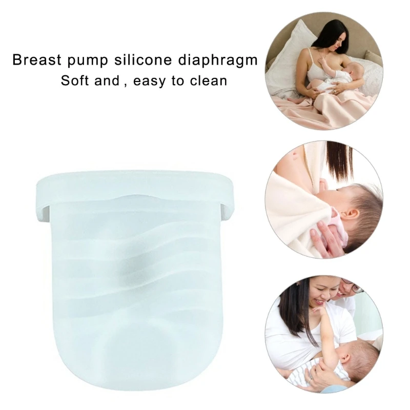Soft Silicone Diaphragm for Breast Pumps, Safe and Flexible Breast Pump Accessories Anti Backflow Suction Membrane A2UB 2