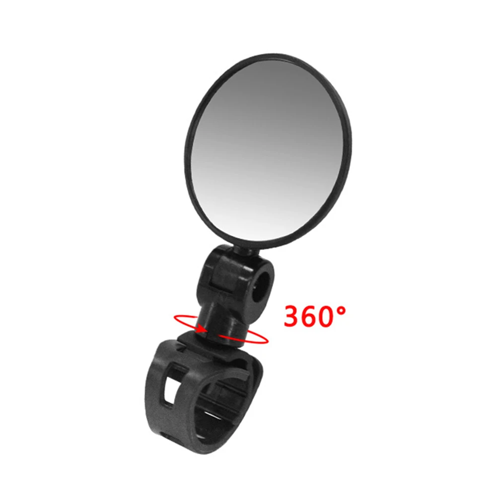 

Reflector Rear View Mirror 360 Rotatable Accessories Bicycle Black Convex Cycling For 22-32MM Handlebar Practical