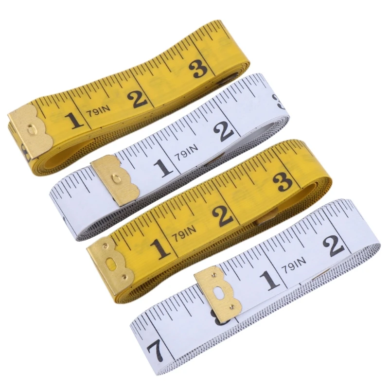 Sewings Tailor Tape Body Measuring Ruler Tailor Soft Tape Measuring Tape 2Meter Dropship