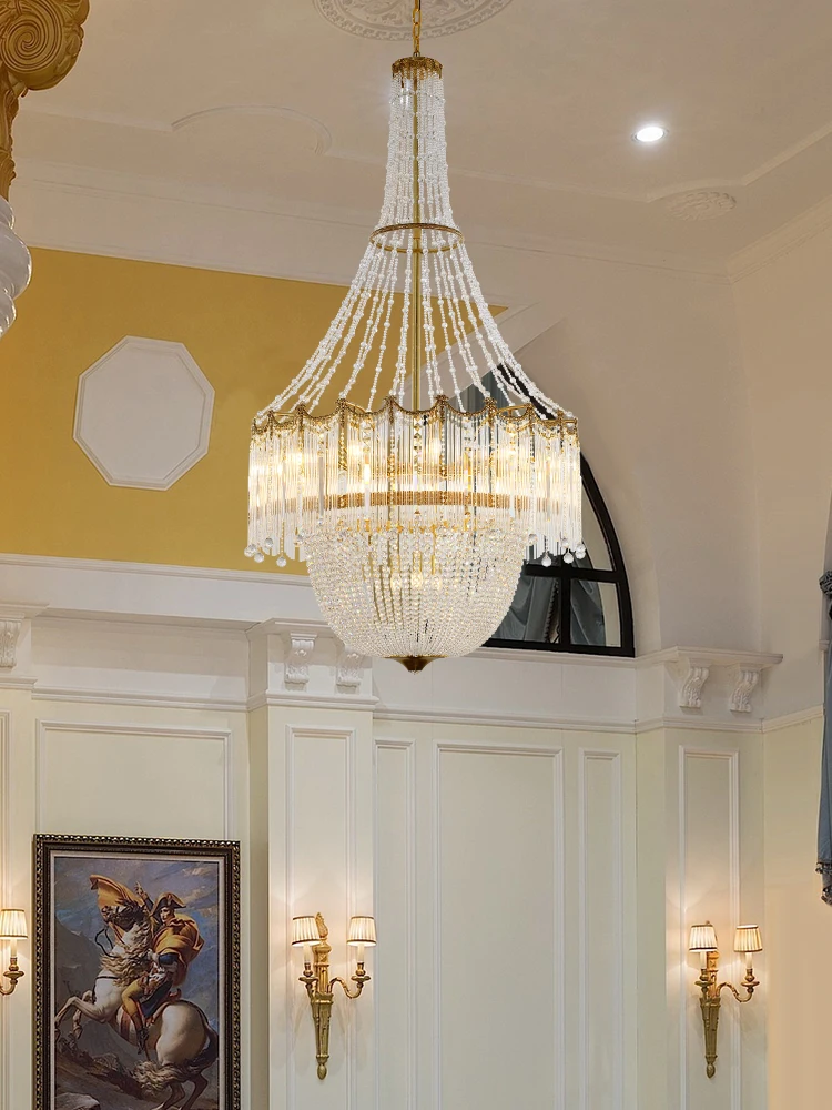 Рисунок 2 - Длинная люстра из меди в европейском стиле