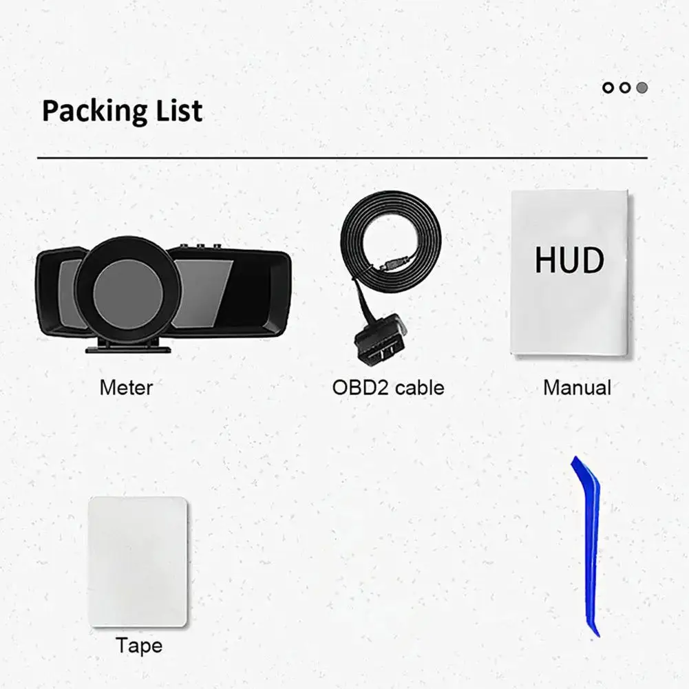  ÷ Ʈ  ӵ OBD2 + GPS ڵ HUD    Ÿ  溸 RPM 