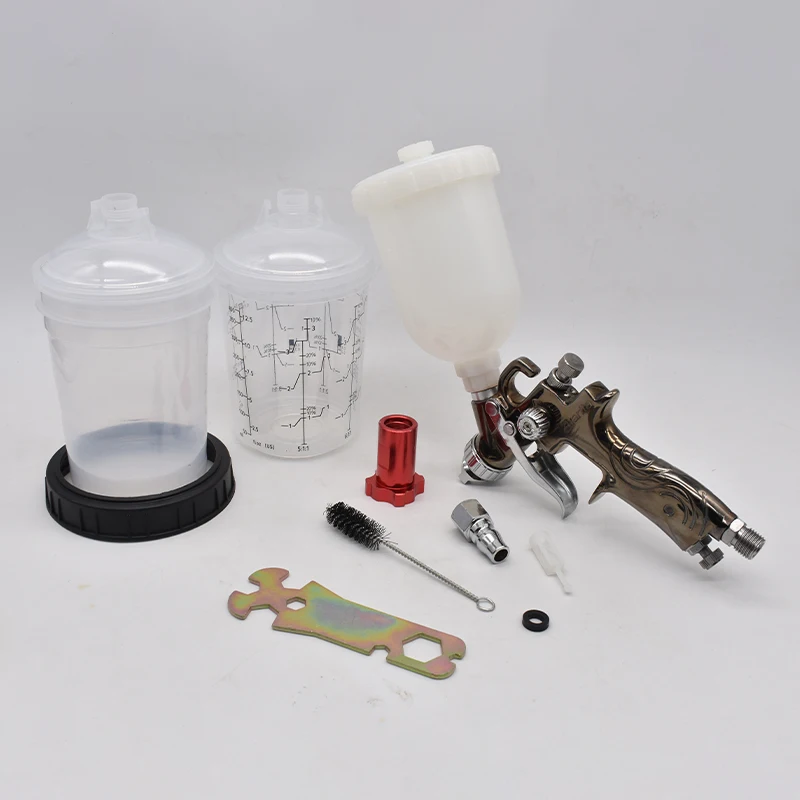 

Mini Spray Gun K-350 HVLP 0.8mm Gravity Feed Airbrush For Painting Car Aerograph Air Tools HVLP Paint Sprayer with 250ml Cup