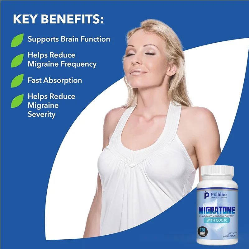 Migraine Relief Capsules Migratone Capsules Relieve Migraine Headaches Supports Brain Function