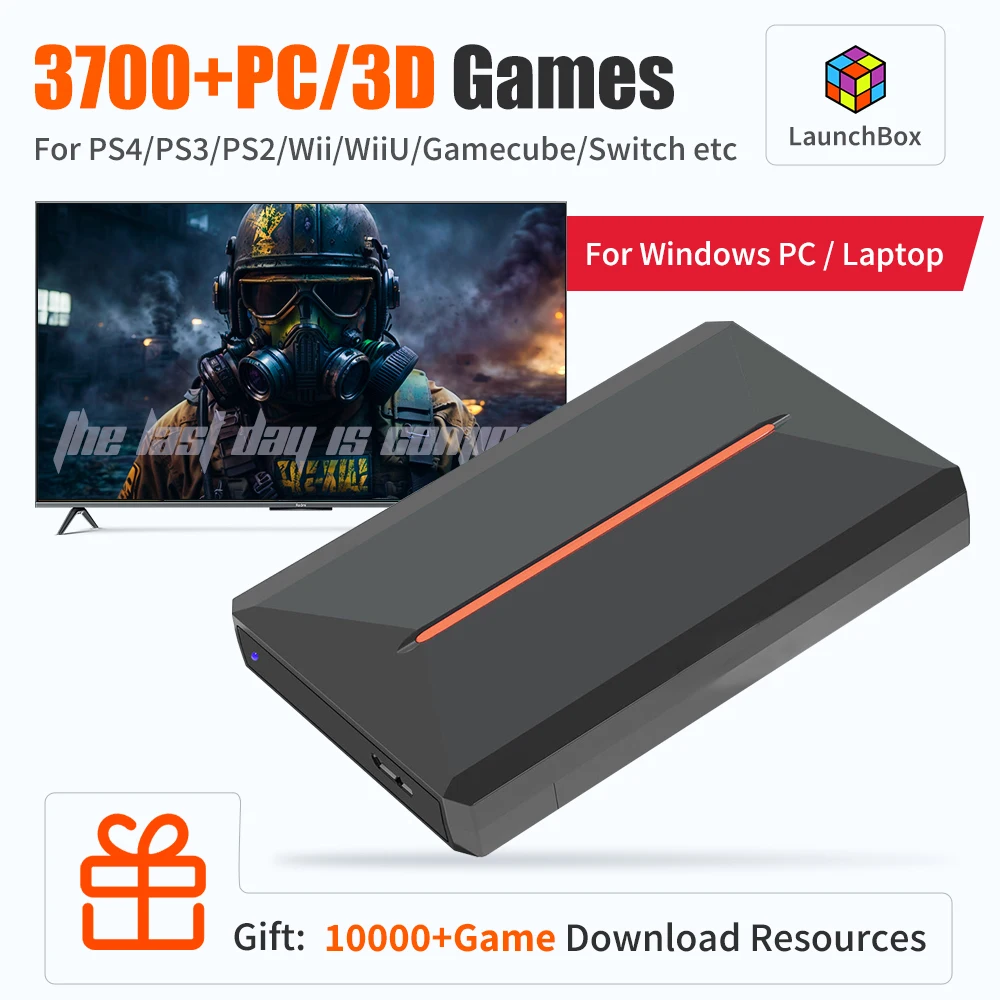 JMachen500GBPortableGameHDDLaunchboxsystemforPS4PS3PS2Switch