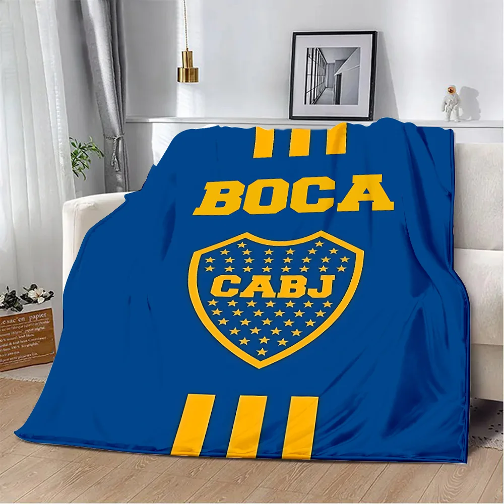 Printed Blanket Boca Juniors Picnic Blankets Warm Blanket Soft and Comfortable Blanket Home Travel Birthday Gift 4