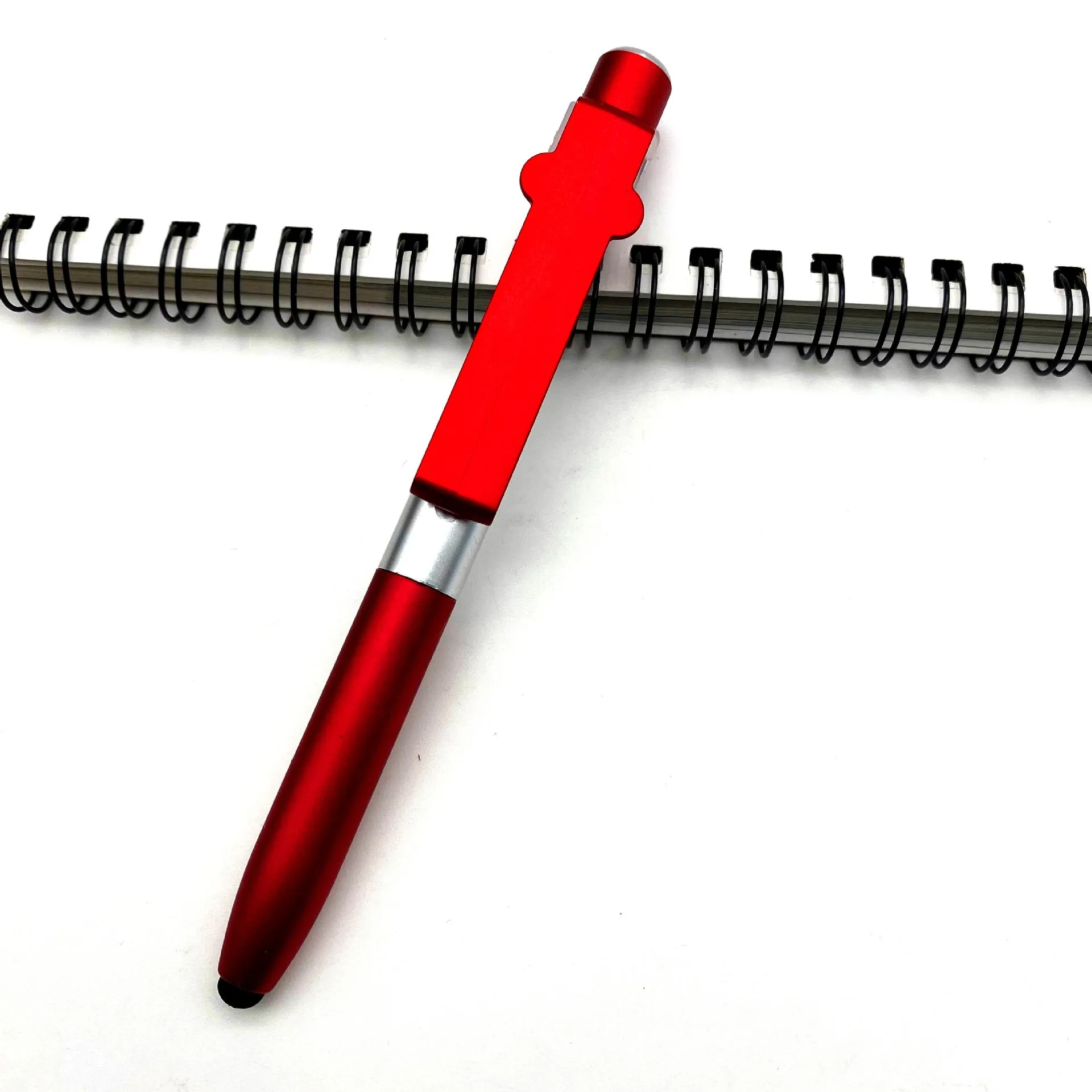 Multifunction Pen With LED Light Phone Holder