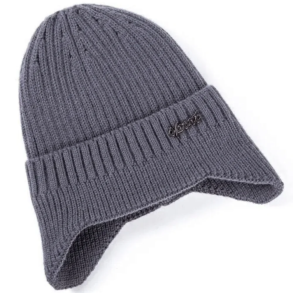 Hot Sale Unisex Earflap Winter Hats Stylish Soft Beanie Hat For Men Women Outdoor Warm Hat
