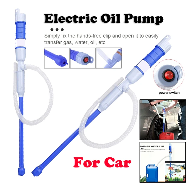 Pompe à siphon à carburant liquide électrique Transfer Transfert  automatique Gazole À piles